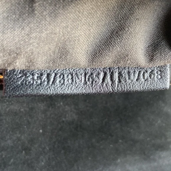 Fendi B Bag Purse in Black Patent Leather with Orange Contrast Top Stitching - Picture 13 of 16